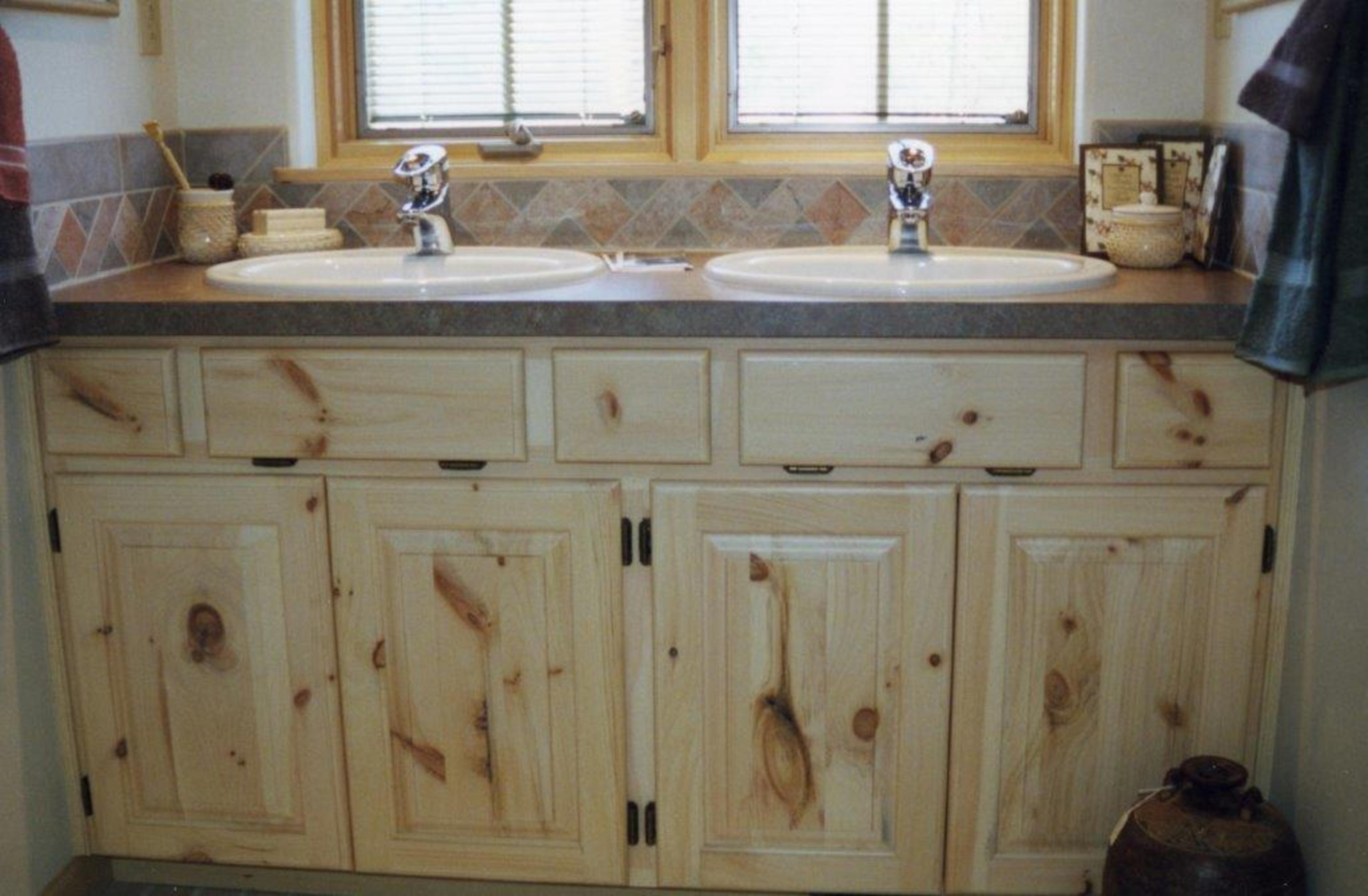 Knotty Alder Bathroom Vanity Rustic Alder Bathroom Vanity Offset