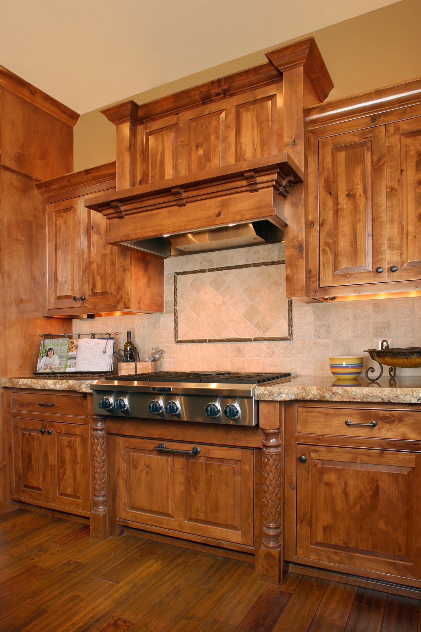  knotty alder kitchen cabinets
